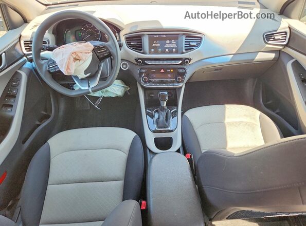 KMHC65LC3KU115438 2019 HYUNDAI IONIQ Silver წინა პანელის ხედი