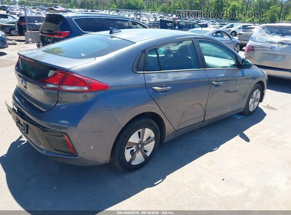 KMHC65LC3KU117593 2019 HYUNDAI IONIQ HYBRID Серый Задняя правая четверть