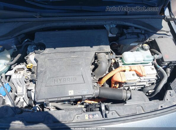 KMHC65LC3KU117593 2019 HYUNDAI IONIQ HYBRID Серый Вид сзади