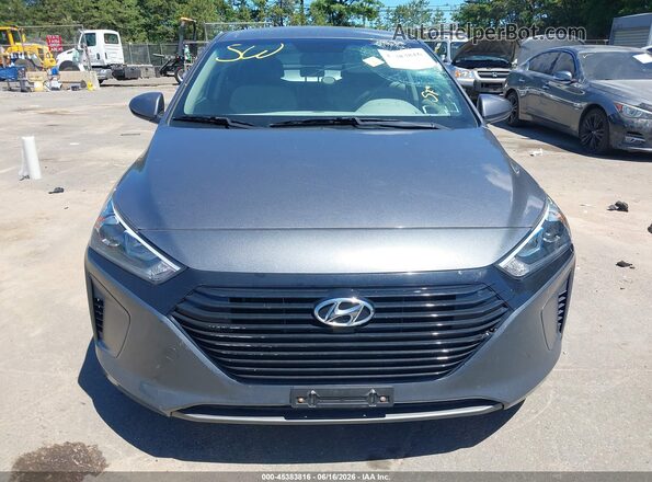 KMHC65LC3KU117593 2019 HYUNDAI IONIQ HYBRID Серый Вид щитка приборов