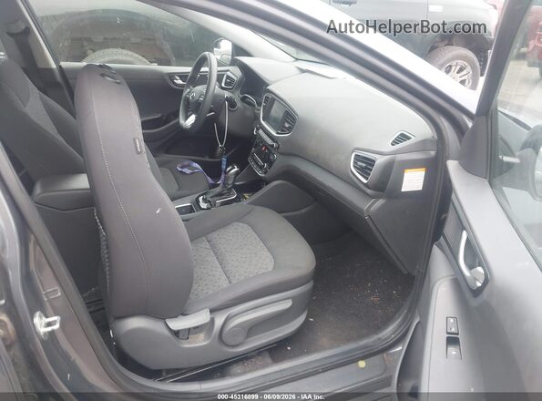 KMHC65LC3KU180094 2019 HYUNDAI IONIQ HYBRID Gray Вид салону спереду