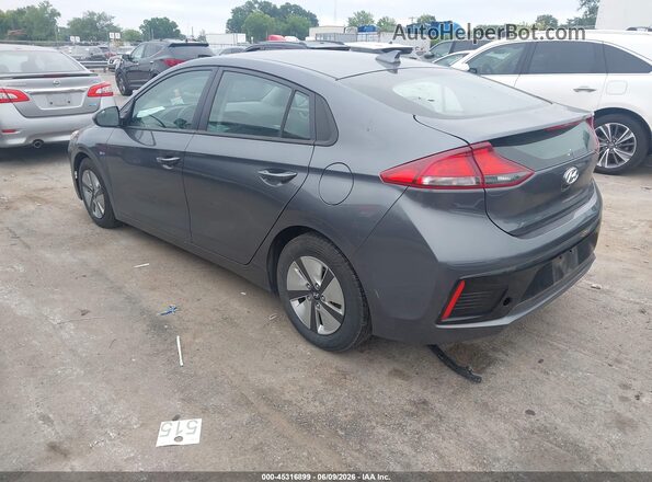 KMHC65LC3KU180094 2019 HYUNDAI IONIQ HYBRID Gray Задня ліва чверть