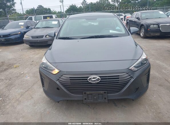 KMHC65LC3KU180094 2019 HYUNDAI IONIQ HYBRID Gray Вид щитка приладів