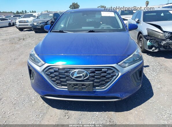 KMHC65LC3LU237329 2020 HYUNDAI IONIQ HYBRID Blue Սարքավորումների վահանակի տեսք