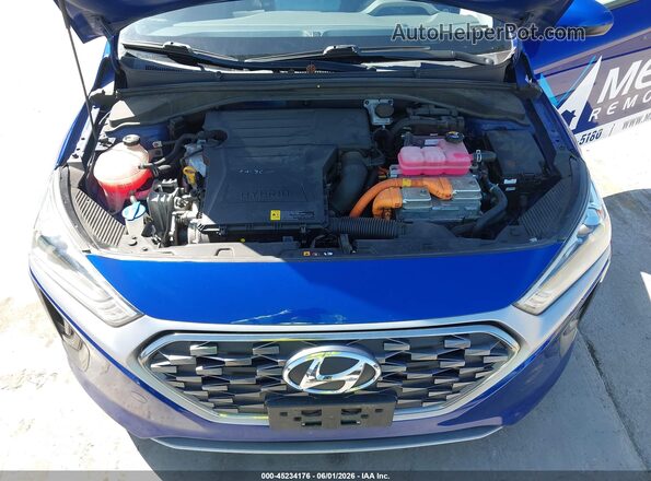 KMHC65LC3LU237329 2020 HYUNDAI IONIQ HYBRID Blue Հետևի տեսք