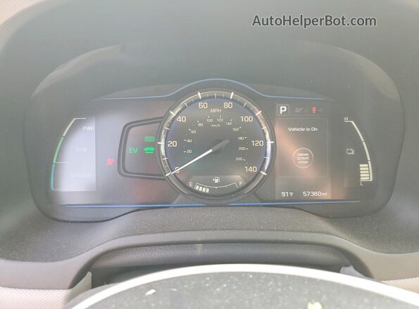 KMHC65LC4HU031251 2017 HYUNDAI IONIQ Silver 