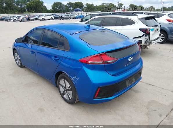 KMHC65LC4HU045554 2017 HYUNDAI IONIQ HYBRID Синий Задняя левая четверть