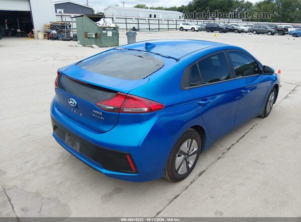 KMHC65LC4HU045554 2017 HYUNDAI IONIQ HYBRID Синий Задняя правая четверть