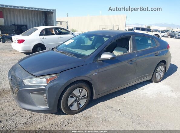 KMHC65LC4JU066250 2018 HYUNDAI IONIQ HYBRID Gray Front left