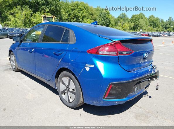 KMHC65LC4JU084568 2018 HYUNDAI IONIQ HYBRID Blue Հետևի ձախ