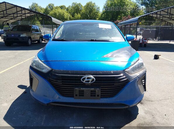 KMHC65LC4JU084568 2018 HYUNDAI IONIQ HYBRID Blue Սալոնի հետևի տեսք