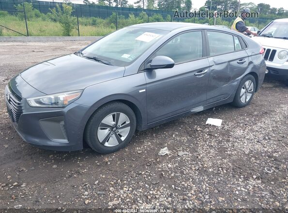 KMHC65LC4JU102924 2018 HYUNDAI IONIQ HYBRID Gray Front left