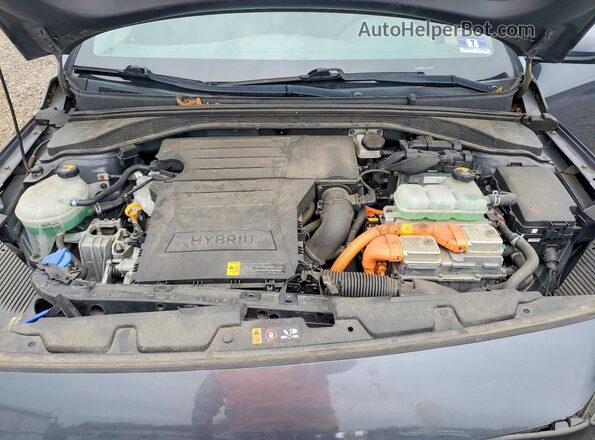 KMHC65LC4KU125041 2019 HYUNDAI IONIQ Gray უკანა სალონის ხედი