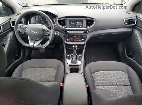 KMHC65LC4KU125041 2019 HYUNDAI IONIQ Gray წინა პანელის ხედი