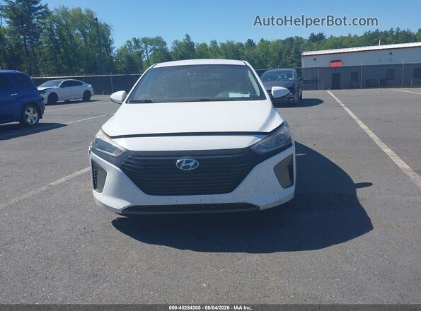 KMHC65LC4KU178709 2019 HYUNDAI IONIQ HYBRID White Սարքավորումների վահանակի տեսք