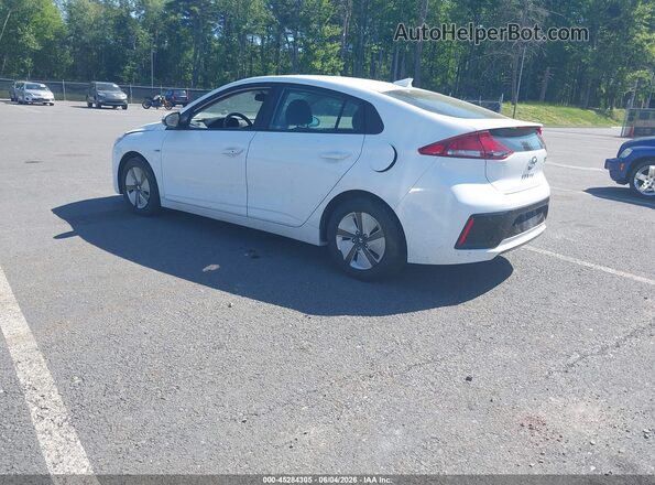 KMHC65LC4KU178709 2019 HYUNDAI IONIQ HYBRID White Հետևի ձախ