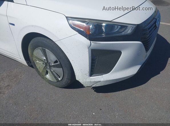 KMHC65LC4KU178709 2019 HYUNDAI IONIQ HYBRID White Դիմացի տեսք