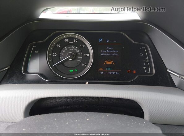 KMHC65LC4LU202413 2020 HYUNDAI IONIQ HYBRID Красный Вид задних сидений