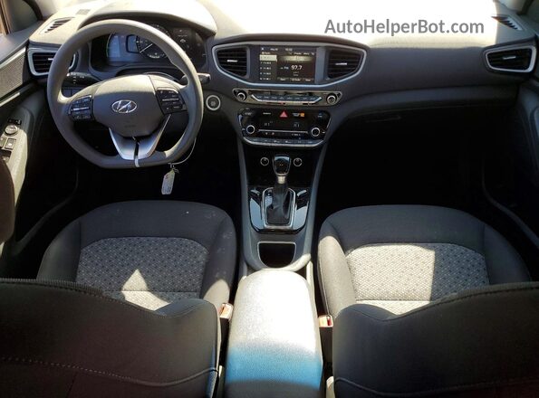 KMHC65LC5HU022364 2017 HYUNDAI IONIQ Silver Вид панелі приладів