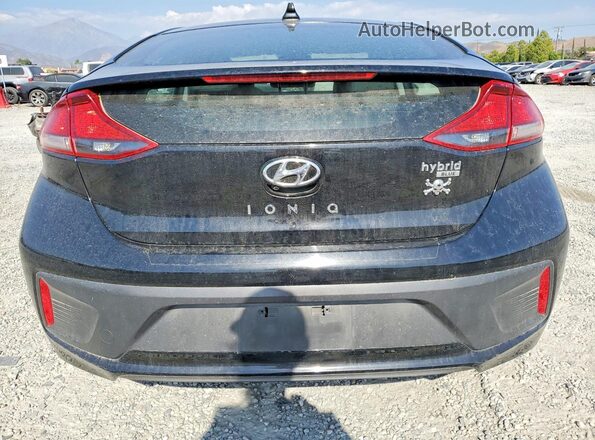 KMHC65LC5HU035986 2017 HYUNDAI IONIQ Charcoal Вид ззаду