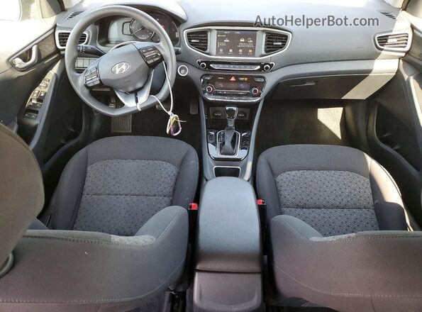 KMHC65LC5HU035986 2017 HYUNDAI IONIQ Charcoal Вид панелі приладів