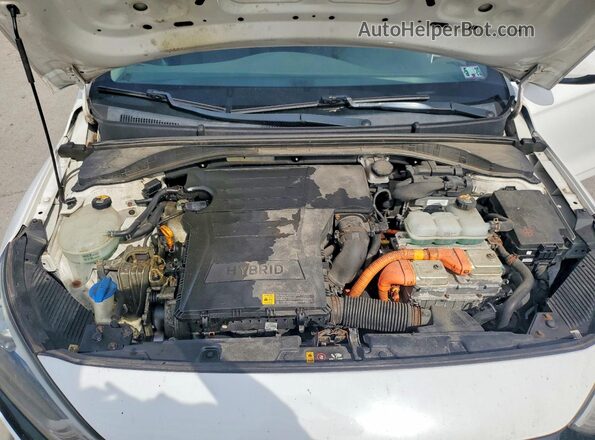 KMHC65LC5KU118678 2019 HYUNDAI IONIQ White Սալոնի հետևի տեսք