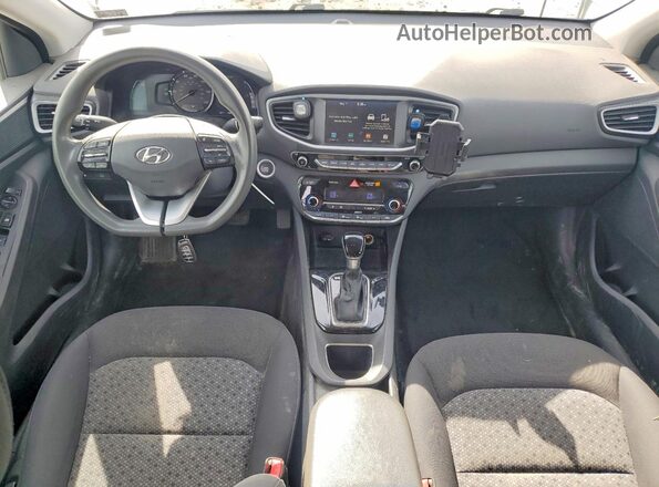 KMHC65LC5KU118678 2019 HYUNDAI IONIQ White Առջևի վահանակի տեսք