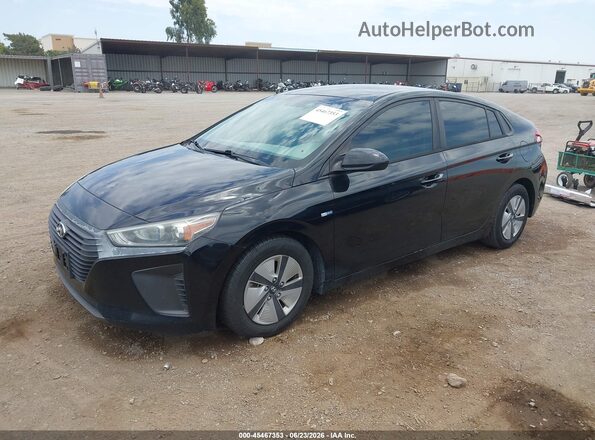 KMHC65LC5KU139546 2019 HYUNDAI IONIQ HYBRID Черный Передняя левая четверть