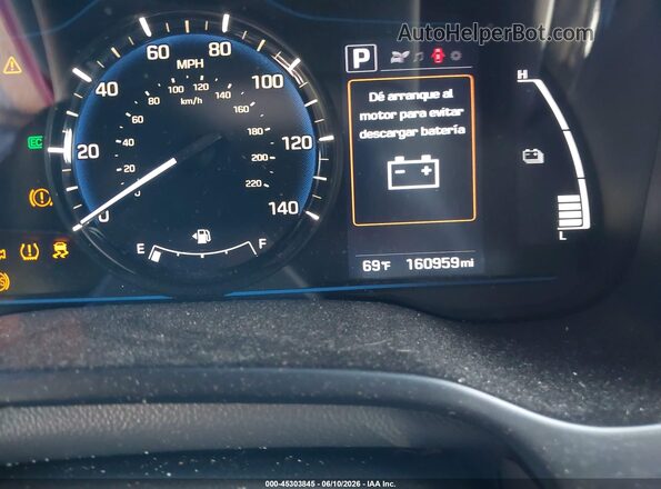 KMHC65LC5KU140227 2019 HYUNDAI IONIQ HYBRID Red 