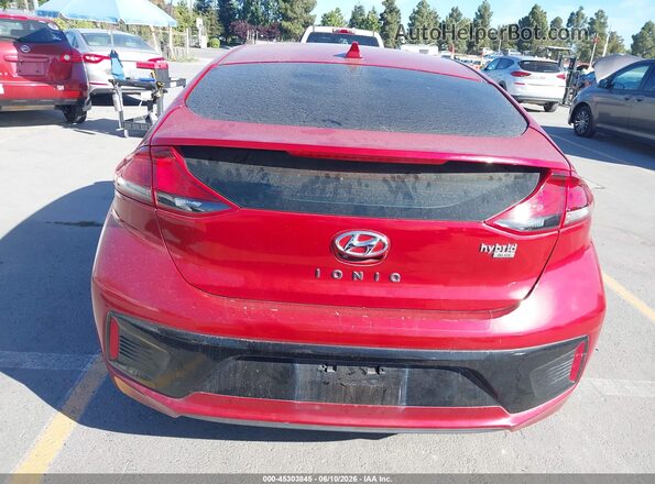KMHC65LC5KU140227 2019 HYUNDAI IONIQ HYBRID Red 