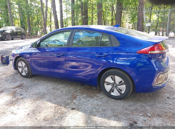 KMHC65LC5KU178931 2019 HYUNDAI IONIQ HYBRID Blue Trasero izquierdo