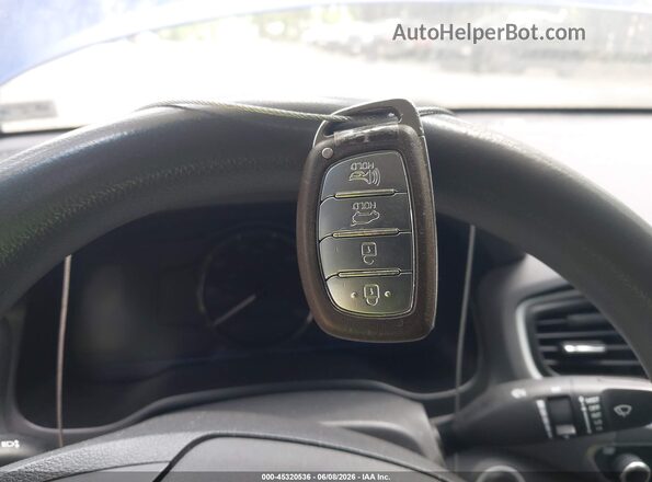 KMHC65LC5KU178931 2019 HYUNDAI IONIQ HYBRID Blue Vista del salpicadero