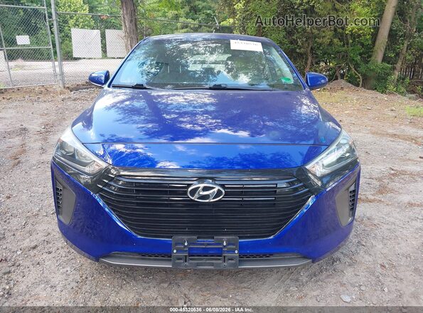 KMHC65LC5KU178931 2019 HYUNDAI IONIQ HYBRID Blue Vista del cuadro de instrumentos