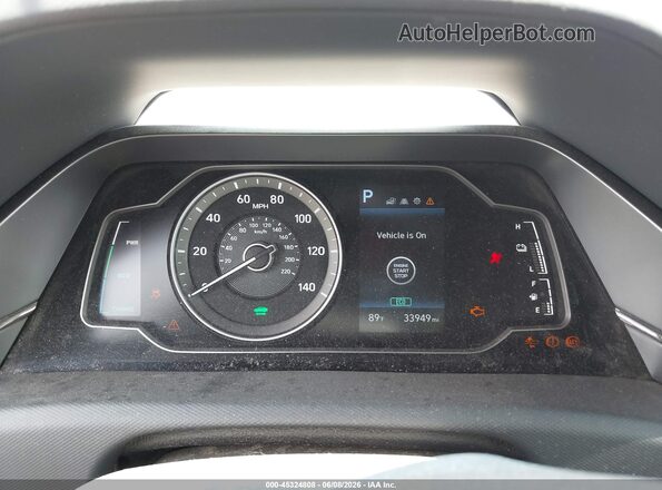 KMHC65LC5LU225957 2020 HYUNDAI IONIQ HYBRID Red Rear seats view