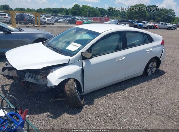 KMHC65LC5MU255011 2021 HYUNDAI IONIQ HYBRID White Vista tres cuartos delantera izquierda