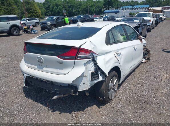 KMHC65LC5MU255011 2021 HYUNDAI IONIQ HYBRID White Trasero derecho