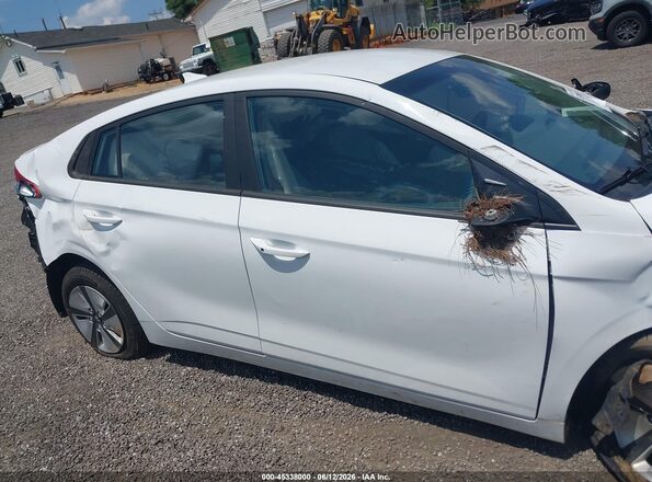 KMHC65LC5MU255011 2021 HYUNDAI IONIQ HYBRID White Vista del cuadro de instrumentos