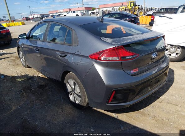 KMHC65LC6JU076455 2018 HYUNDAI IONIQ HYBRID Gray Trasero izquierdo