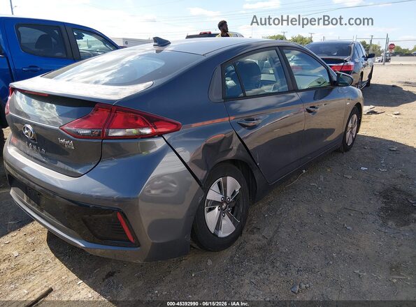 KMHC65LC6JU076455 2018 HYUNDAI IONIQ HYBRID Gray Trasero derecho