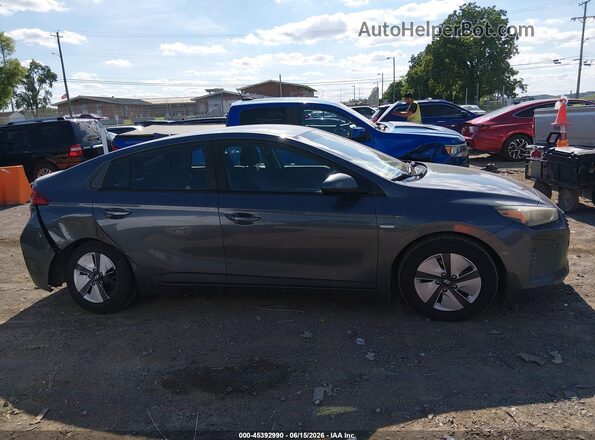 KMHC65LC6JU076455 2018 HYUNDAI IONIQ HYBRID Gray Vista interior trasera