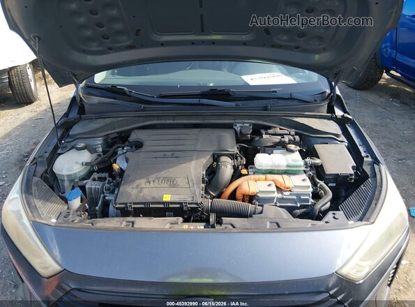 KMHC65LC6JU076455 2018 HYUNDAI IONIQ HYBRID Gray Vista trasera