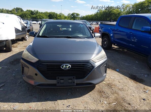 KMHC65LC6JU076455 2018 HYUNDAI IONIQ HYBRID Gray Vista del cuadro de instrumentos