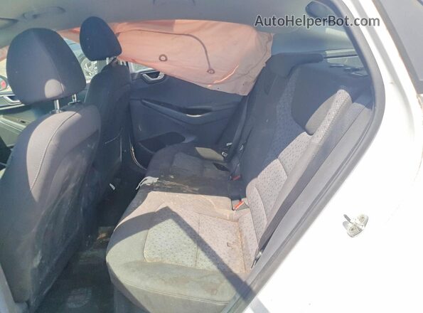 KMHC65LC6KU179618 2019 HYUNDAI IONIQ White Widok tylnych siedzeń