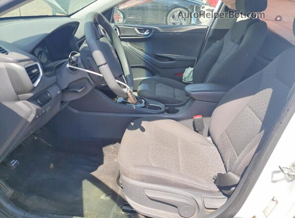 KMHC65LC6KU179618 2019 HYUNDAI IONIQ White Widok wnętrza z przodu