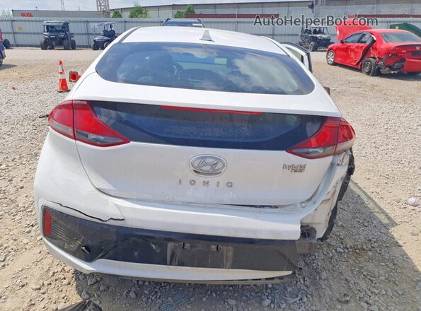 KMHC65LC6KU179618 2019 HYUNDAI IONIQ White Widok z tyłu