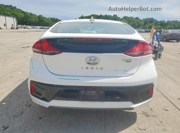 KMHC65LC7HU024620 2017 HYUNDAI IONIQ White Вид ззаду