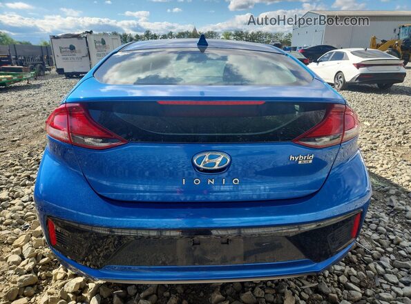 KMHC65LC7HU056645 2017 HYUNDAI IONIQ Blue Widok z tyłu