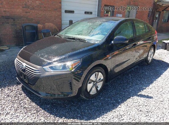 KMHC65LC7JU075671 2018 HYUNDAI IONIQ HYBRID Black Vista tres cuartos delantera izquierda
