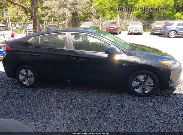 KMHC65LC7JU075671 2018 HYUNDAI IONIQ HYBRID Black Vista interior de 360 grados