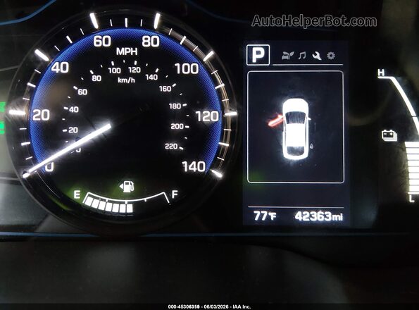 KMHC65LC7JU076609 2018 HYUNDAI IONIQ HYBRID Black 